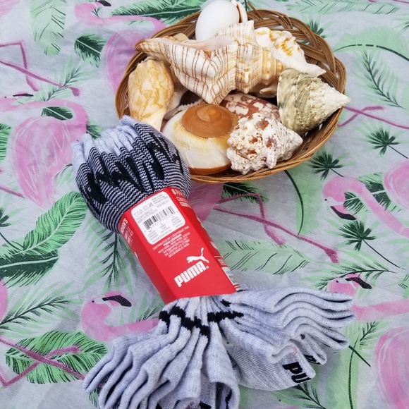 Puma SuperLite Coolcell Low Cut Socks 6 Pack Gray - Picture 5 of 6